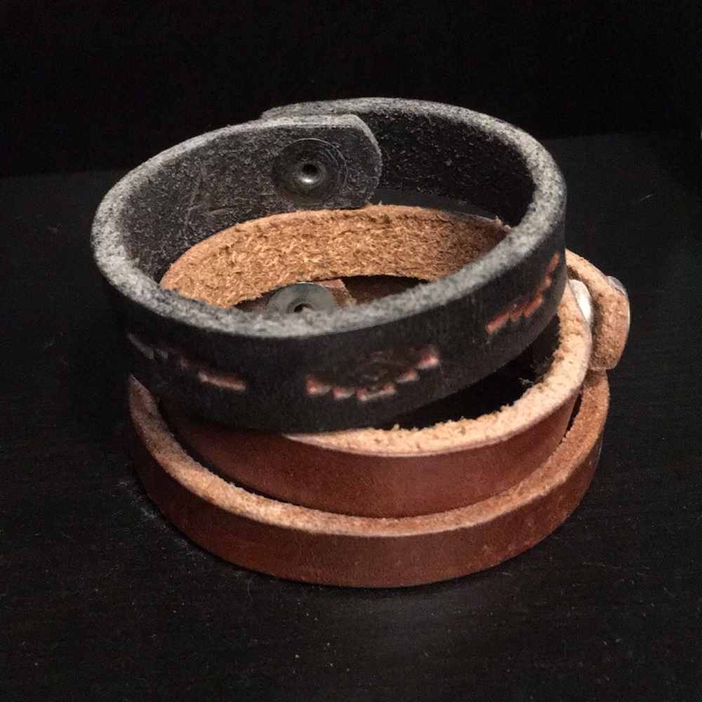 Homemade Leather Bracelets